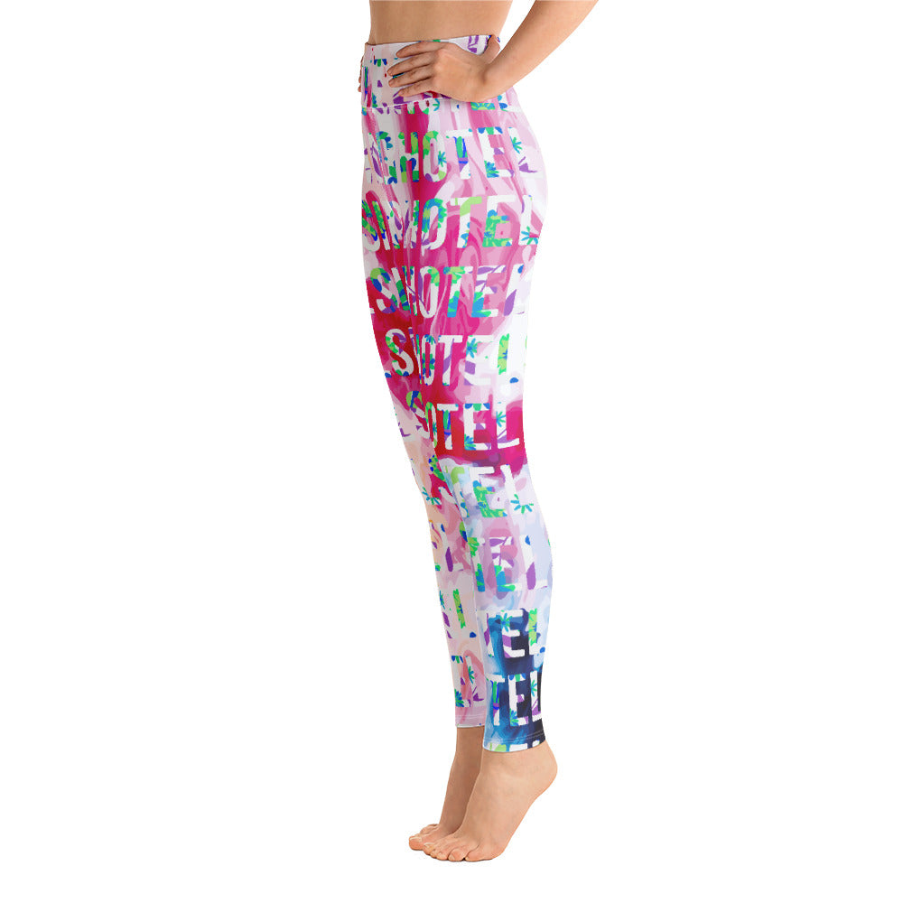 City Fit Yoga Leggings, left side view.